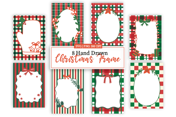 Download Hand Drawn Christmas Frame Border Clipar - Hand drawn Collection