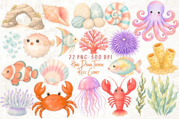 Download Hand Drawn Tropical Leef Clipart PNG - Hand drawn Collection