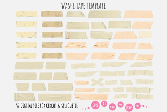 Download Washi Tape Template Svg | Washi Tape Svg - Template Collection