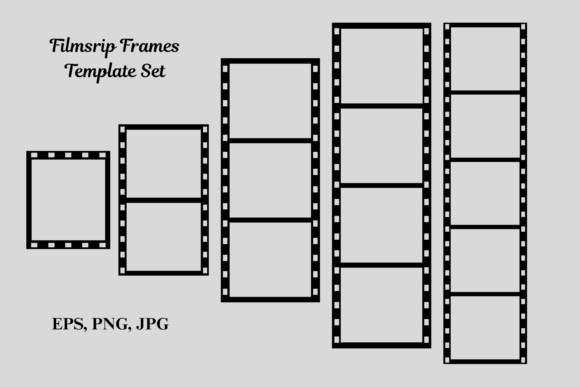 Download Film Strip Photo Frame Tape Template Set - Template Collection