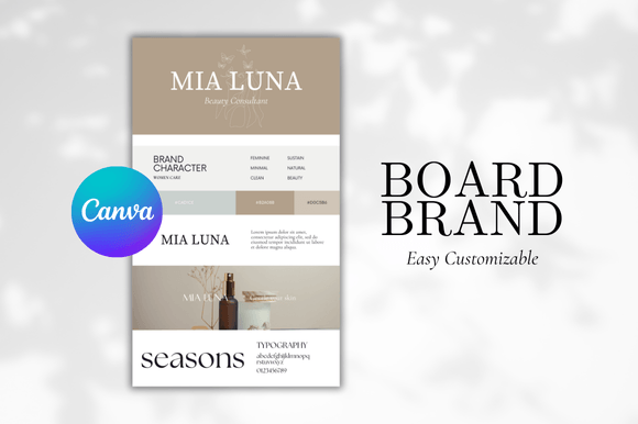 Download Brand Board Canva Template - Template Collection
