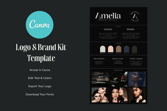 Download Canva Brand Kit Template | Minimalist - Template Collection