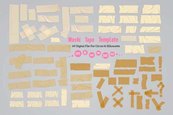 Download Washi Tape Template Svg | Washi Tape Svg - Template Collection