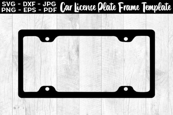 Download Car License Plate Frame Template PNG - Template Collection