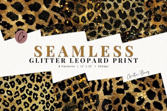 Download Seamless Glitter Leopard Print Pattern - Premium Resources