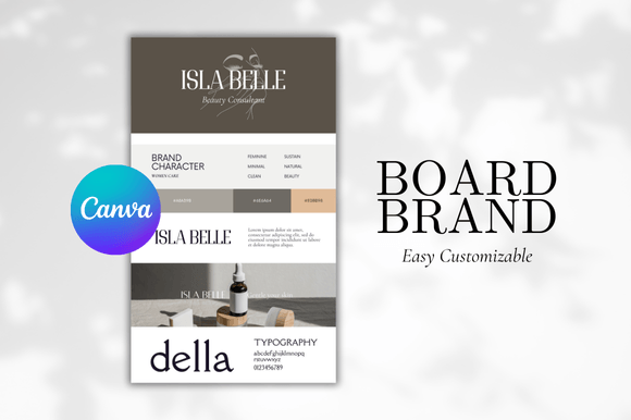 Download Brand Board Canva Template - Template Collection