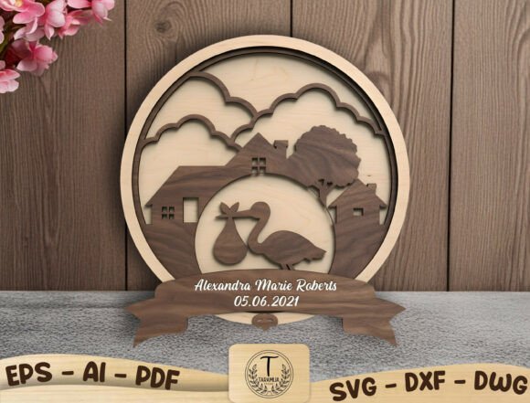 Download Nursery Decor Glowforge XTool CNC - Premium Resources